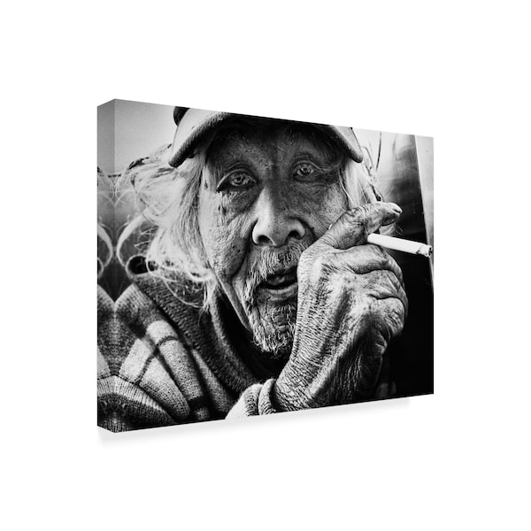 Tatsuo Suzuki 'The Old Portrait' Canvas Art,18x24